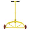 55 Gallon Drum Dolly 1pk - 1200 lb Capacity Oil Barrel Drum Roller Cart - Low Profile Steel Oil Drum Caddy