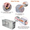 Humane Live Mouse Trap Reusable Metal Rat Rodent Cage Catch Release Continuous Capture Indoor Outdoor Pet Children Safe